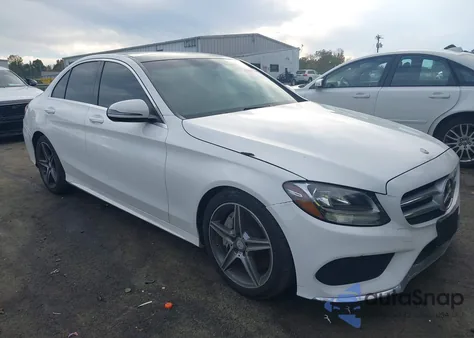 2016 Mercedes-Benz C 300 Sport from USA, damaged, VIN 55SWF4JB9GU171923